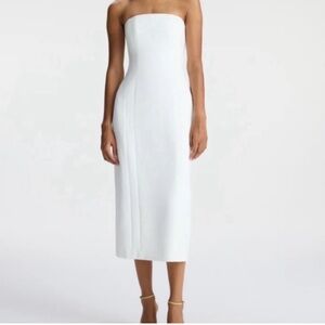 ALC Elizabeth Strapless Midi Dress